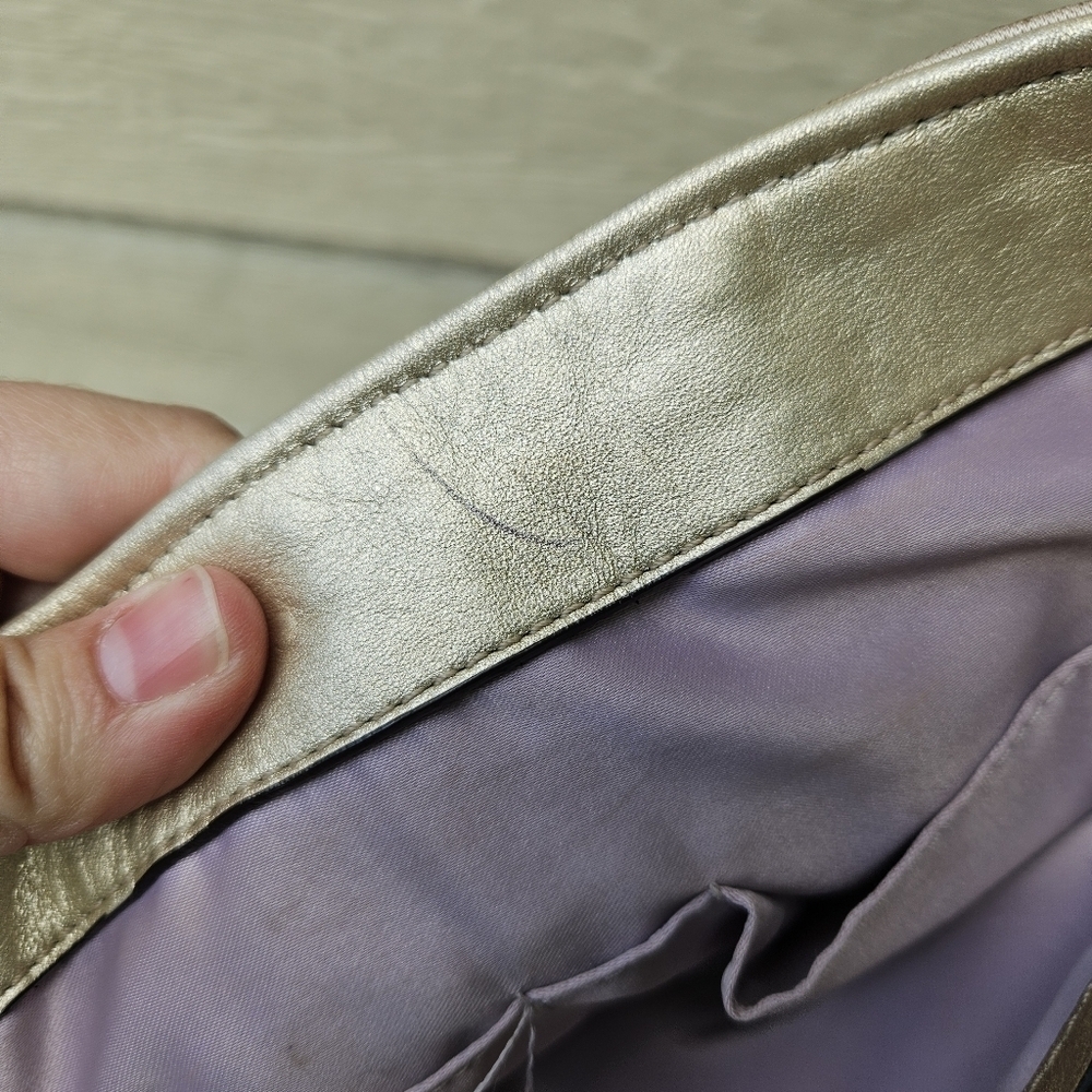 Coach Colette Signature C canvas bag tan gold - Picture 14 of 14